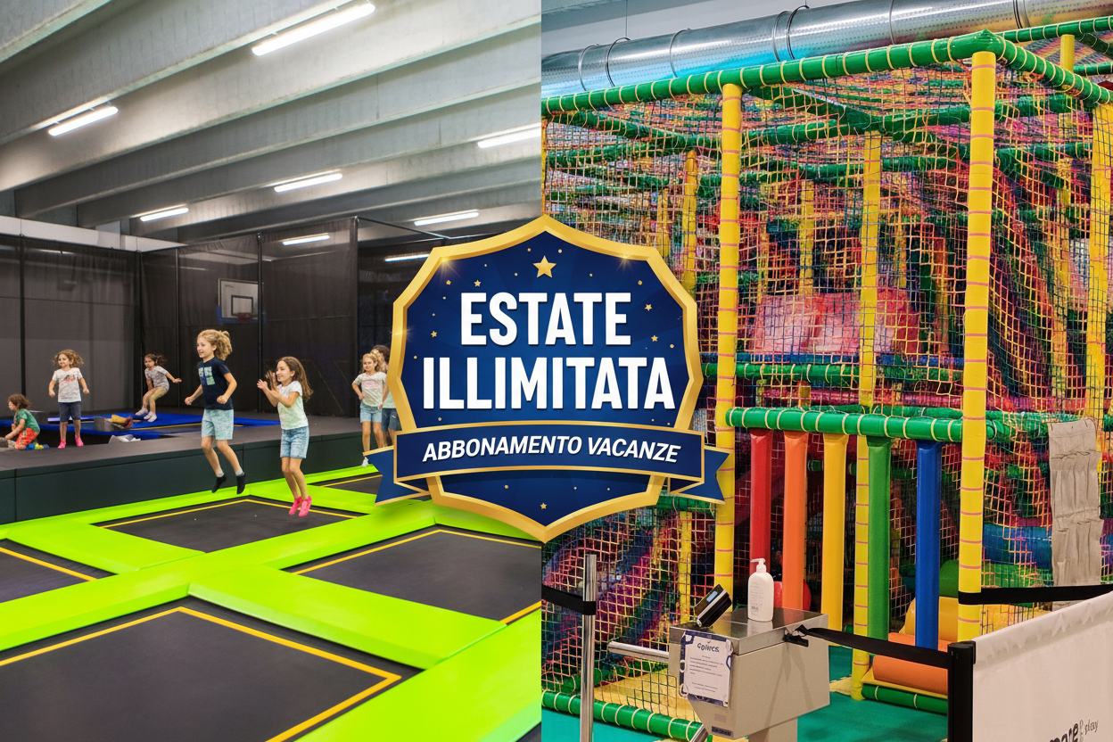 Abbonamento Vacanze Space - Trampolini e Parco Giochi